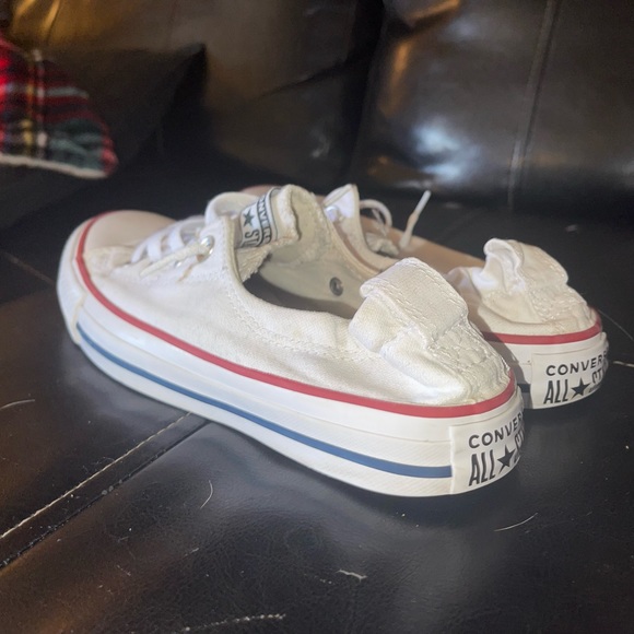 White Low Top Converse - Picture 3 of 3